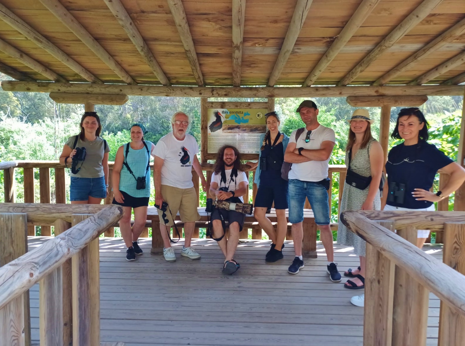 Photo of study trip participants in Spain