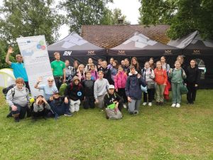  30 young people from Aizkraukle and Biržai participated in the environmentally friendly youth camp “Go Green” near Jekabpilis (Latvia).