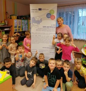 Environmental education activities were organised for children aged 5–7 in four kindergartens in Aizkraukle. Environmental education activities were organised for children aged 5–7 in four kindergartens in Aizkraukle.